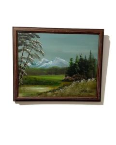 Original Plein Air Mountain Springtime Landscape Painting